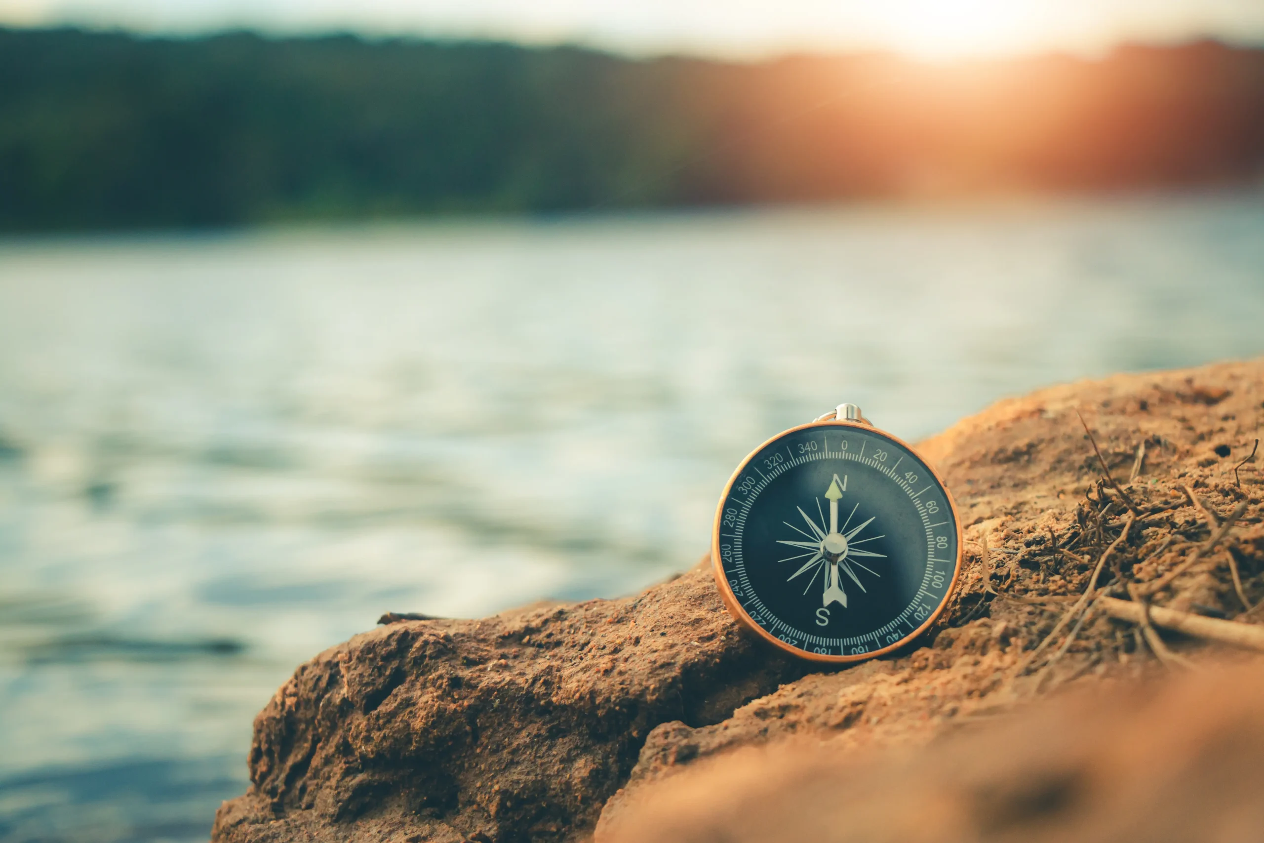 Compass symbolising guidance towards meaningful and purposeful living with ACT Therapy Calgary